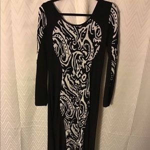 Black and white dress